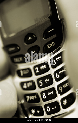 Close-Up of Cell Phone Stock Photo