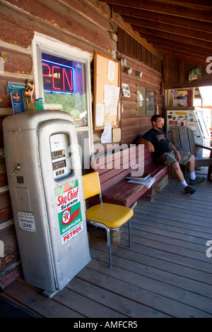 The small town of Yellow Pine, Idaho. Stock Photo