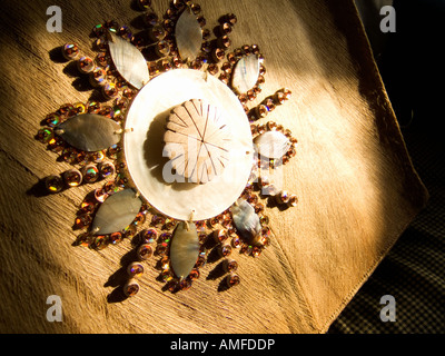 Decorated woman's purse Stock Photo