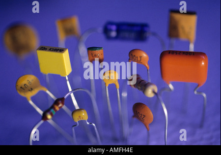 electronic components Stock Photo