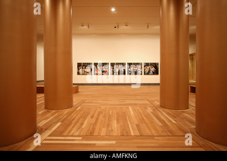 A room in the new extension of the Prado Museum designed by Spanish architect Rafael Moneo. Stock Photo