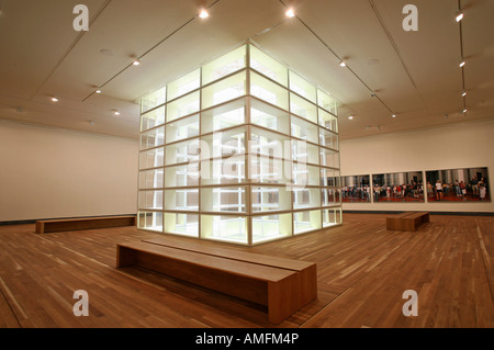 A room in the new extension of the Prado Museum designed by Spanish architect Rafael Moneo. Stock Photo