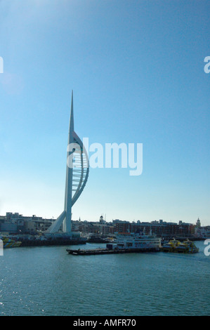 Spinnaker Tower Porrtsmouth originally a millennium project, opened October 2005. High speed lift. National Lottery Grant. Stock Photo