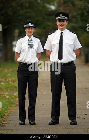 male and female Grampian Police officers from Aberdeen, Scotland, UK ...