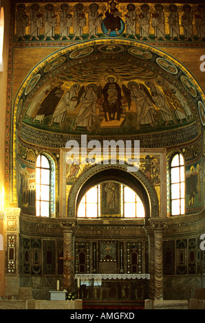 Kroatien, Istrien, Porec, Mosaike in der Euphrasius-Basilika Stock Photo