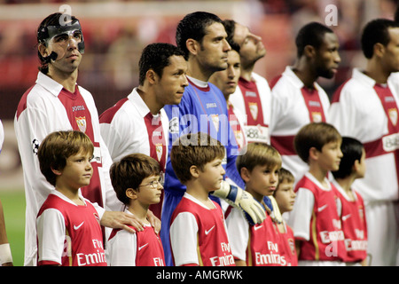 Sevilla FC squad. Stock Photo