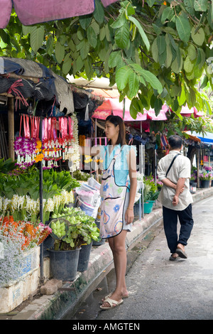 Thai Woman in the Streets of Chiang Mai, Thailand Stock Photo - Alamy