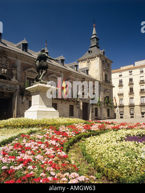 Plaza de la Villa Madrid Spain Stock Photo