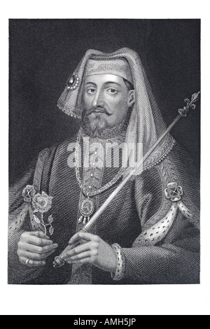 King Henry IV England 1367 1413 holding sceptre Tudor rose France Lord Ireland Bolingbroke