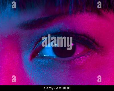 oriental womans eye Stock Photo