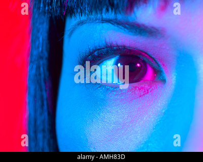 Oriental womans eye Stock Photo