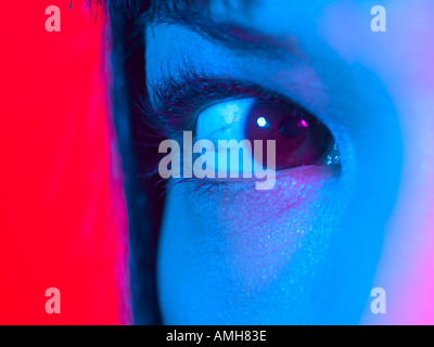 oriental womans eye Stock Photo