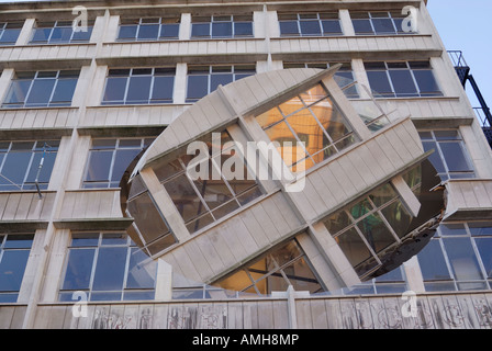 Turning the Place Over, a controversial one million pound art project in the centre of Liverpool by artist Richard Wilson Stock Photo