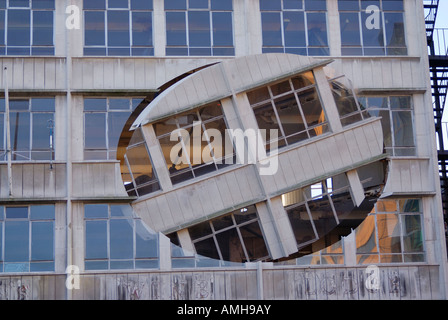 Turning the Place Over, a controversial one million pound art project in the centre of Liverpool by artist Richard Wilson Stock Photo