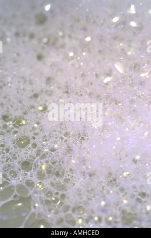Bubble bath suds Stock Photo