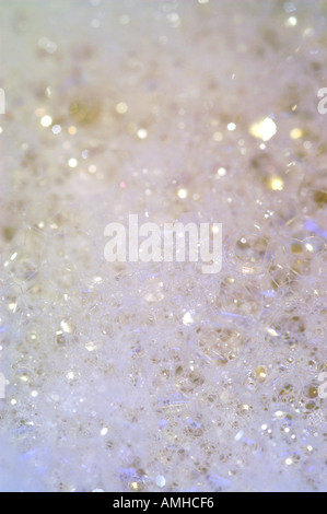Bubble bath suds Stock Photo