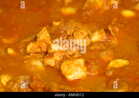 Chicken Curry cooking Stock Photo