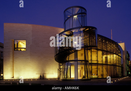 Extension and entrance of German Historical Museum in Berlin by architect Ieoh Ming Pei. Deutsches Historisches Museum. DHM. Stock Photo