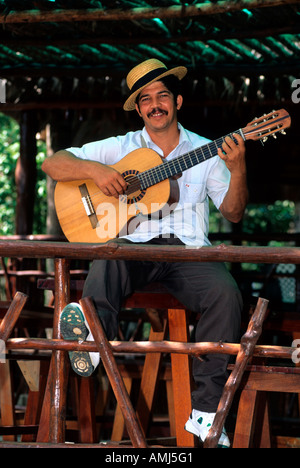 Kuba, Matanzas, Nationalpark Zapata, Playa Giron, Musiker Stock Photo