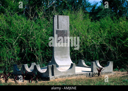 Kuba, Matanzas, Nationalpark Zapata, Playa Giron, Denkmal an Schweinebuchtinvasion Stock Photo