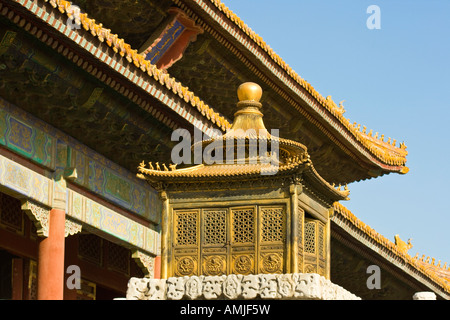 Architectural Detail Forbidden City Beijing China Stock Photo