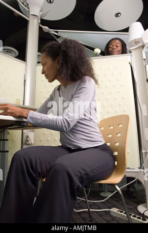 Brother spying on sister Stock Photo - Alamy