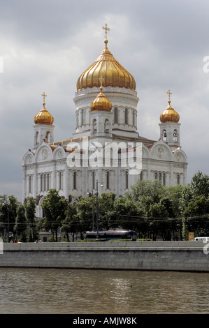 Cathedral of Christ the Saviour in Moscow, Russia Stock Photo