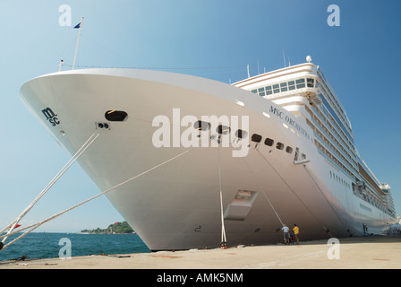 Msc Orchestra  Cruise ship in port of Istanbul Stock Photo