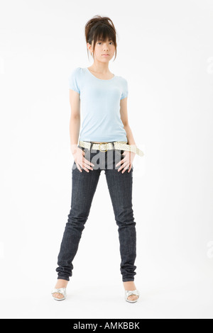 Portrait of young woman Stock Photo