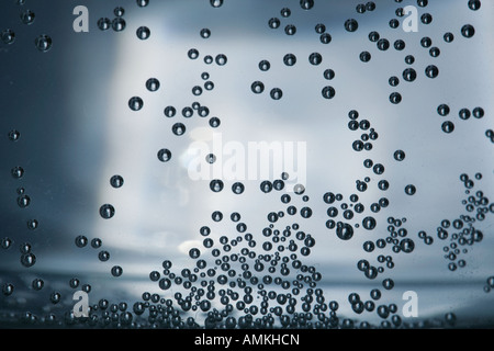 air bubbles in water Stock Photo