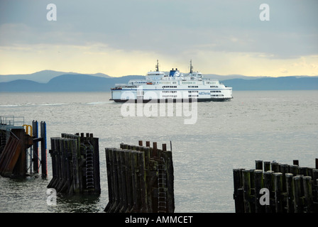 BC Ferry Ferries between Victoria and Vancouver Tsawwassen British Columbia BC Canada transport transportation travel vacation Stock Photo