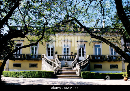 The luxury Quinta das Lágrimas hotel in Coimbra, central Portugal Stock Photo