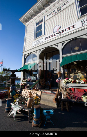 Downtown Greenville Maine USA Stock Photo