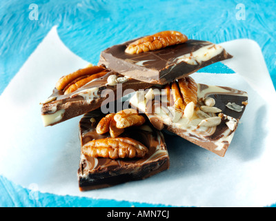 Chocolate swirl biscuits Stock Photo