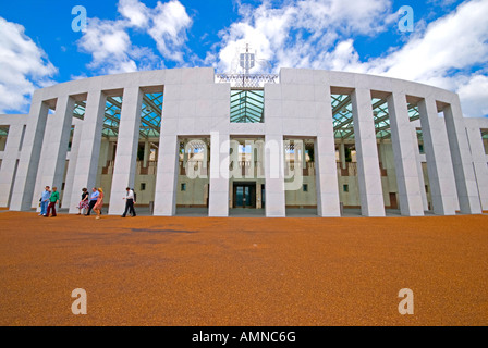 The Australian Federal Parliament in Canberra ACT Australia Stock Photo