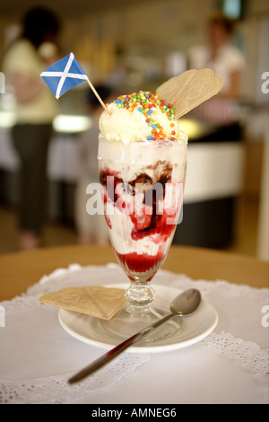 Ice cream sundae Stock Photo