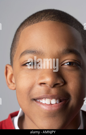 Portrait of Teenage Boy Stock Photo