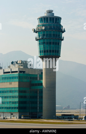 Conning Tower HKG Hong Kong International Airport Stock Photo