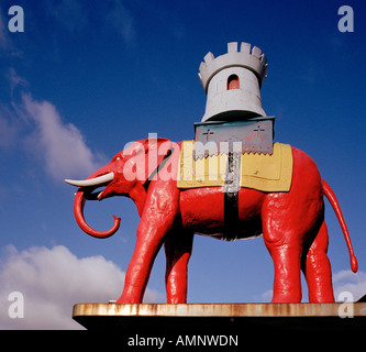 The Elephant and Castle Statue Elephant and Castle southwark London SE1 England UK Stock Photo