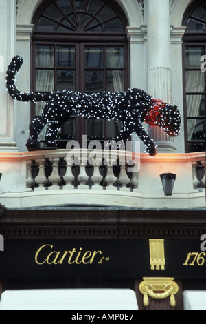 Christmas at Cartier London UK Stock Photo