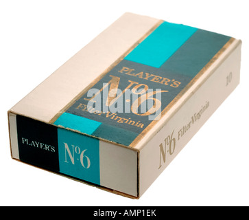 no 6 cigarettes Player's No6 No.6 cigarettes hi-res stock photography