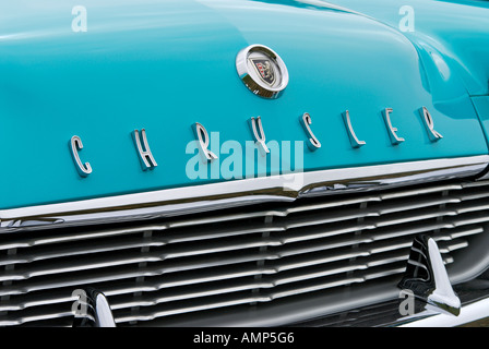 'Chrysler 'New Yorker' ^grille and hood, ^1957' Stock Photo