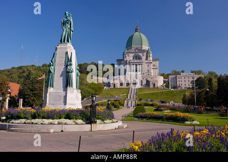 Saint Joseph's Oratory of Mont Royal, L'Oratoire Saint-Joseph du Mont-Royal,Parc du Mont-Royal, Montreal, Quebec, Canada. Stock Photo