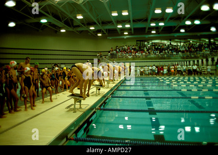 Sports Swimming VA competition swimmer in Virginia Stock Photo