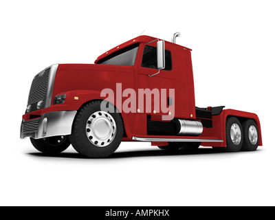 isolated monster truck on white background Stock Photo