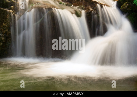 Waterfall in national park Rila, Bulgaria Stock Photo