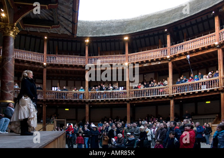 The Shakespeare Globe Theatre - London Stock Photo