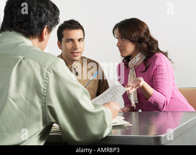 Business People Talking in Office Stock Photo
