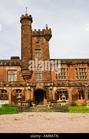 Kinloch Castle on the island of Rum Stock Photo