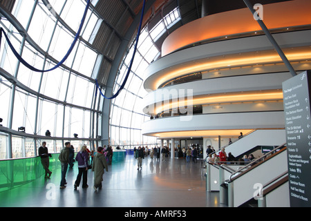 The interior of the Sage music concert festival hall Gateshead Newcastle Upon Tyne Tyneside England Stock Photo